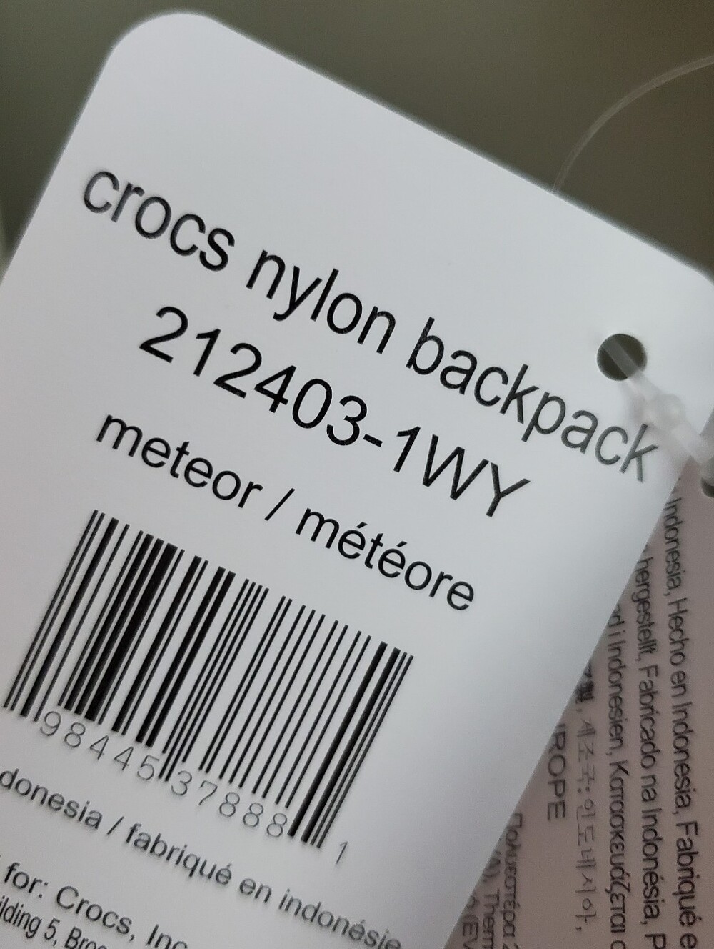Crocs Nylon Backpack - Picture 3 of 8